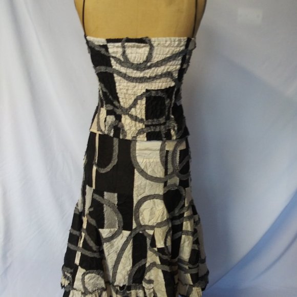 Victoria Estepa 2 piece Patchwork Outfit Top/Skirt - Picture 3 of 8